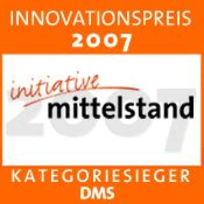 Die Software der ASPOA GmbH wurde 2007 mit dem Innovationspreis ausgezeichnet.