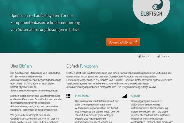 Elbfisch Open-Source-Projekt für die Industrie-Automatisierung Bild: Elbfisch Open-Source-Projekt für die Industrie-Automatisierung