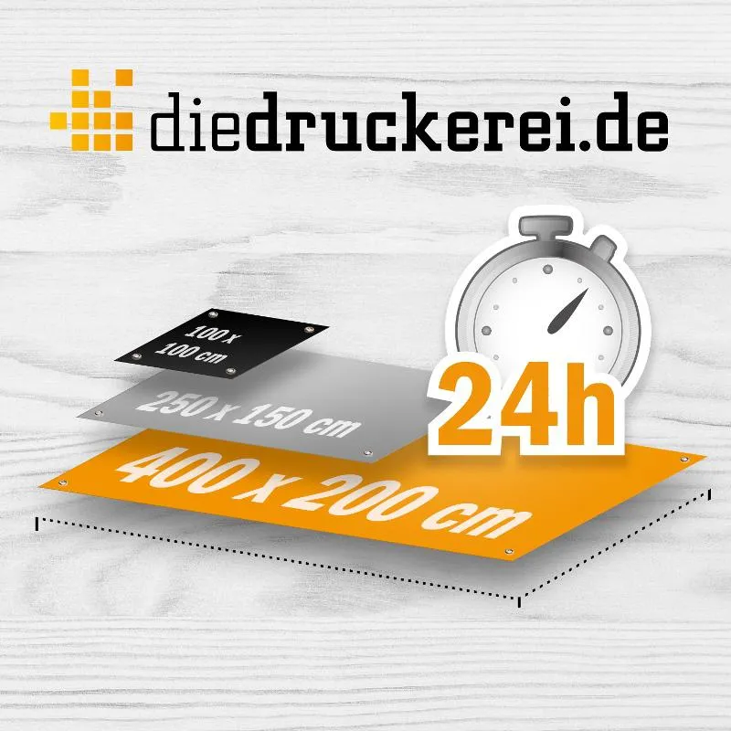 Schneller Digitaldruck für Planen © Onlineprinters GmbH