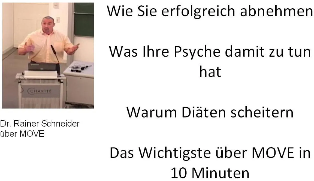 Dr. Rainer Schneider im Video über Diätirrtümer, Motivation und das erfolgreiche Abnehmen mit MOVE