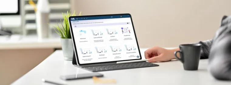 Bild: Vernetzt und digitalisiert - die Zukunft von Labor Anwendungen