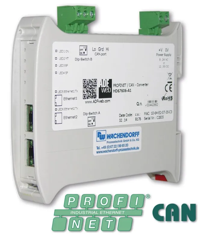 Gateway PROFINET-Slave / CAN