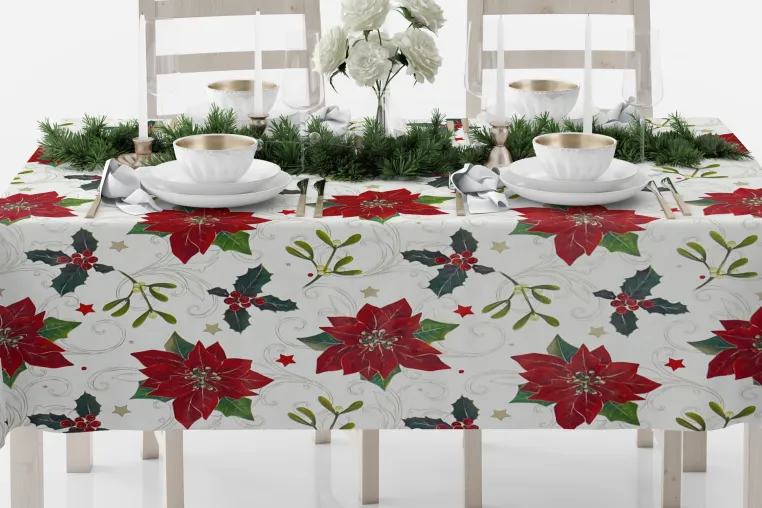 Wachstuchtischdecken für Weihnachten - Kombination aus stilvollem Design und beständigen Werkstoffen Bild: Wachstuchtischdecken für Weihnachten - Kombination aus stilvollem Design und beständigen Werkstoffen
