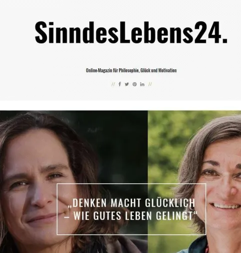 SinndesLebens24.de: Neues Online-Magazin für Philosophie, Glück und Motivation Bild: SinndesLebens24.de: Neues Online-Magazin für Philosophie, Glück und Motivation