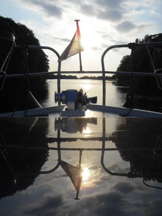 Fahrt in den Sonnenuntergang