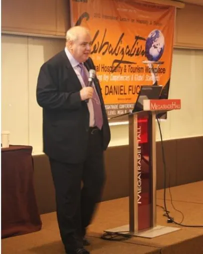 Dr. Daniel G. Fuchs repräsentiert Koh Samui's Beach Republic an der ITB Berlin 2017 Bild: Dr. Daniel G. Fuchs repräsentiert Koh Samui's Beach Republic an der ITB Berlin 2017