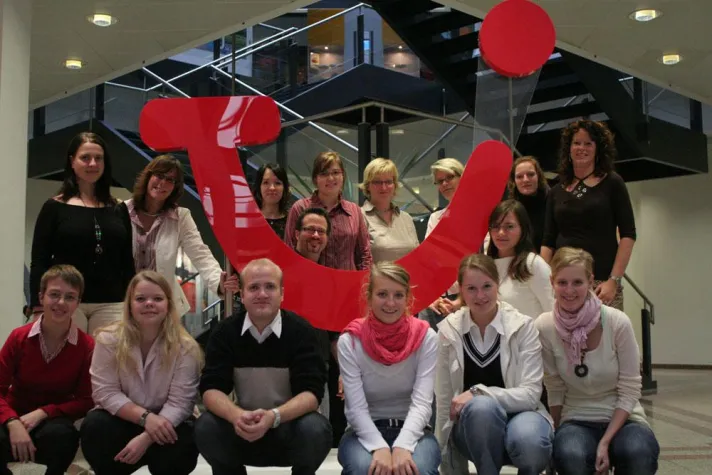 Wernigeröder Tourismusstudenten der Hochschule Harz zu Gast bei der TUI in Hannover Bild: Wernigeröder Tourismusstudenten der Hochschule Harz zu Gast bei der TUI in Hannover