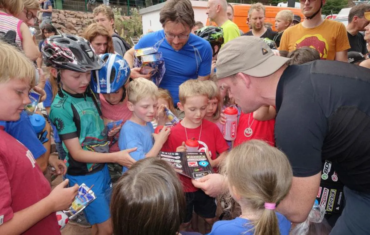 Auch die kleinsten begeistern sich schon für Radrennen. © Pressedienst Fahrrad