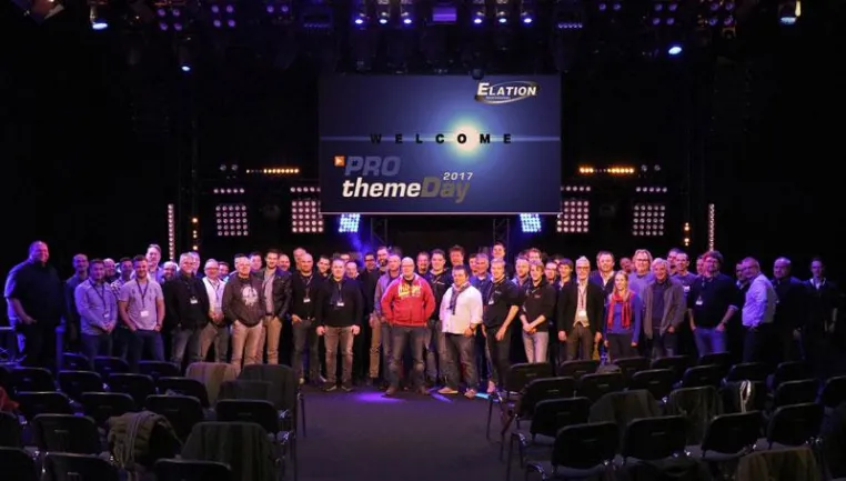 Bild: Europäische Beleuchtungsprofis versammeln sich zum PRO Theme Day 2017 bei ELATION in Kerkrade