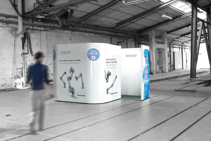 Bild: Virtual Reality auf der productronica 2019