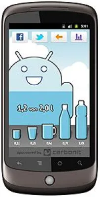 Bild: Carbonit App für das regelmäßige Wassertrinken