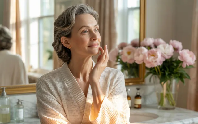 Bild: Wenn das Spiegelbild nicht mehr zum Lebensgefühl passt: Ein neuer Blick auf die Hautpflege