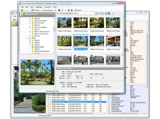 Picture Information Extractor PIE 4.2 mit EXIFcare™ Bild: Picture Information Extractor PIE 4.2 mit EXIFcare™