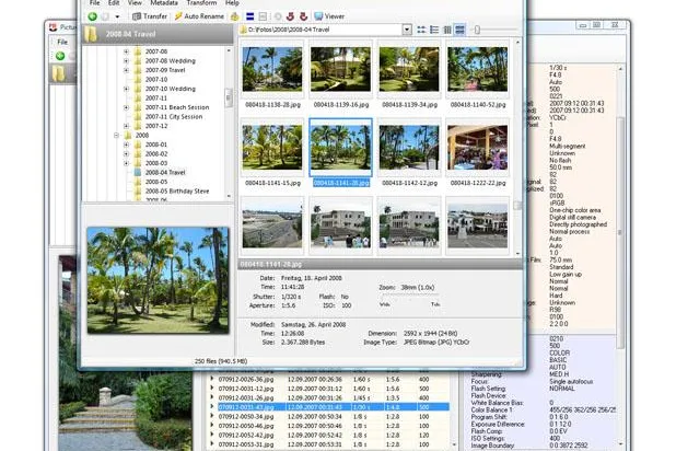 Picture Information Extractor PIE 4.2 mit EXIFcare™ Bild: Picture Information Extractor PIE 4.2 mit EXIFcare™