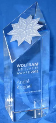 Bild: André Koppel Software GmbH erhält für Finanzanalyestool INVEP.Quantum den Wolfram Innovator Award 2015