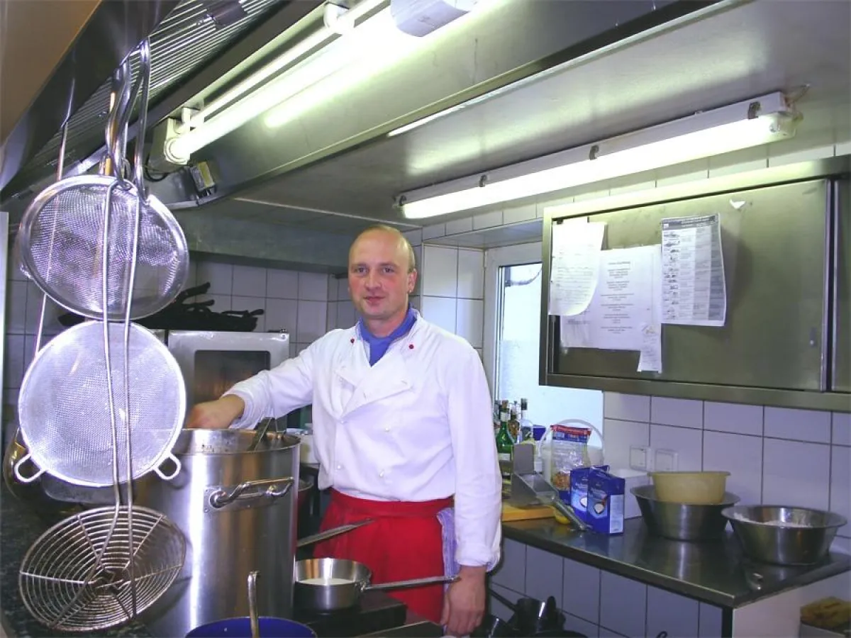 Küchenchef Uwe Langbein im Landhaus Önkfeld in Radevormwald