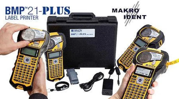 Tragbarer Etikettendrucker Brady BMP21-PLUS Bild: Tragbarer Etikettendrucker Brady BMP21-PLUS