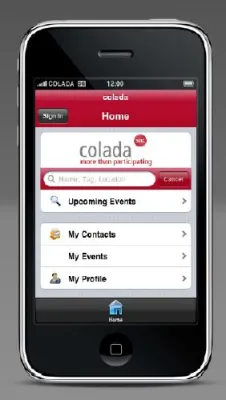 Bild: colada für iPhones - Effektives Networking beginnt vor der Veranstaltung