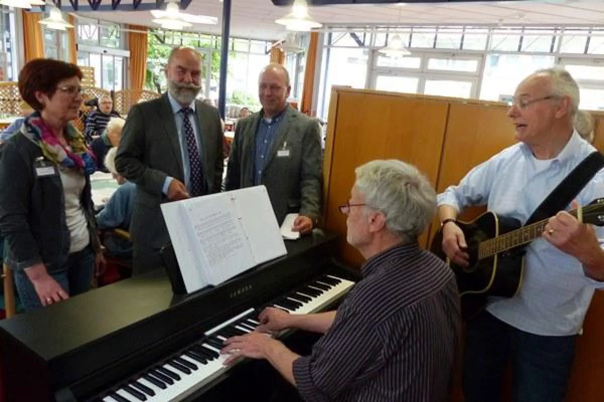 Musik im Adolf-Gröber-Haus in Weingarten.
