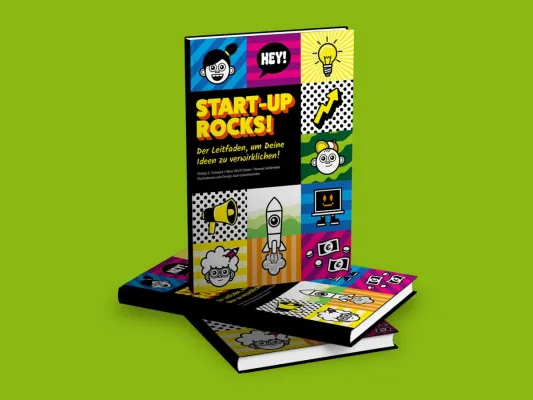 Bild: GLUCE fördert Innovationen - jetzt auch für Schüler mit dem Buch "Start-up rocks!"