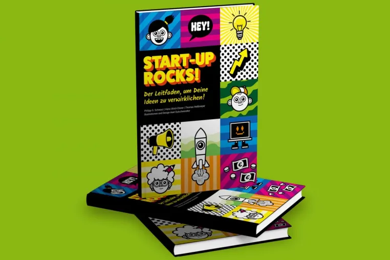 Bild: GLUCE fördert Innovationen - jetzt auch für Schüler mit dem Buch "Start-up rocks!"