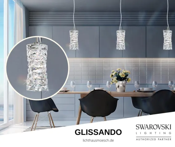 Bild: Lichthaus Mösch stiftet exklusive Swarovski Leuchte