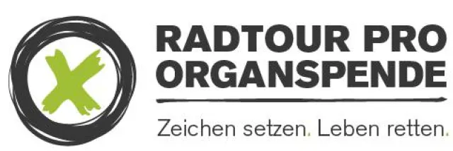 Bild: Zeichen setzen. Leben retten. Radtour-pro-Organspende mit neuem Logo