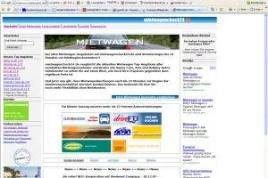 Bild: Mietwagen-Angebote auf mietwagencheck24.de Stornierungen bis 24 Stunden vor Mietbeginn kostenlos