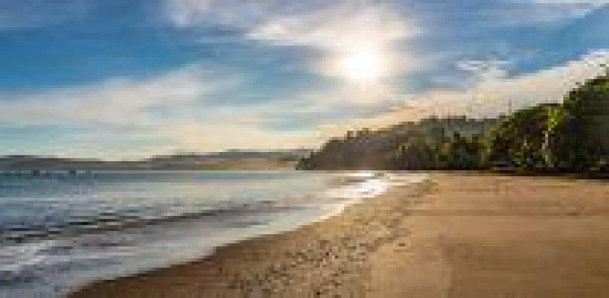 Drake Bay in Costa Rica in der Morgendämmerung