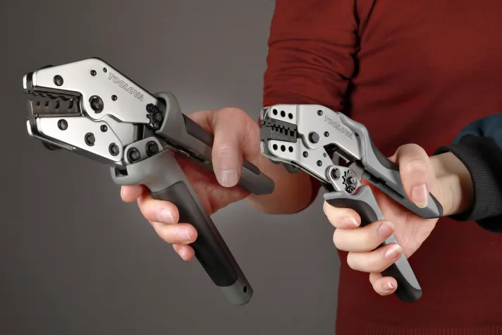 Die neue Crimpzange TF Plus mini: Volle Leistung in kompakter und leichter Form Bild: Die neue Crimpzange TF Plus mini: Volle Leistung in kompakter und leichter Form