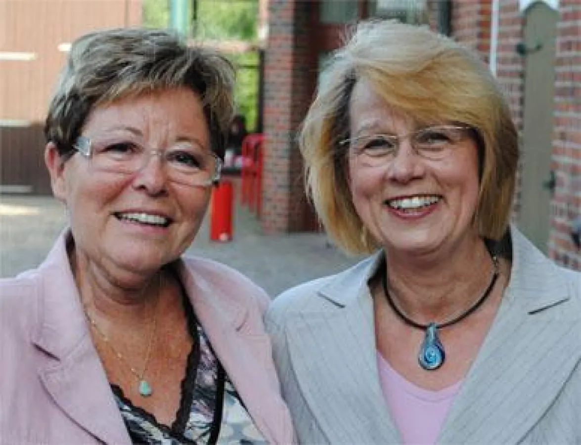 Die Initiatorinnen von nun-norderstedt: Christina Juckel (lks) und Gabriele Heyer.