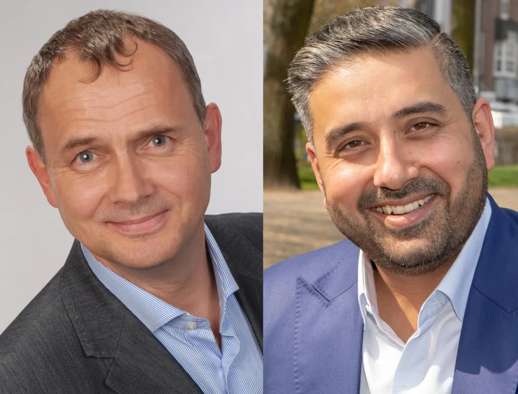 Myrko Rudolph (exapture) und Khaled Daftari (BCT)