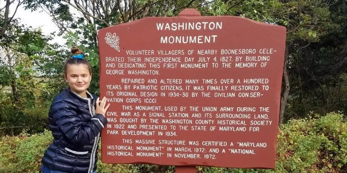 Schüleraustausch USA mit Stipendium: Antonia in Maryland (Foto. Stiftung Völkerverständigung)