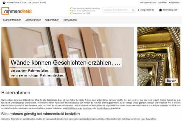 Bild: Radeberger Bilderrahmen GmbH eröffnet Onlineshop