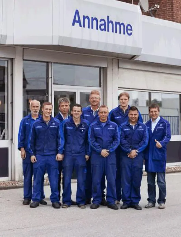 Das Team Nutzfahrzeuge vom Autohaus Peter Marleaux, Langenfeld