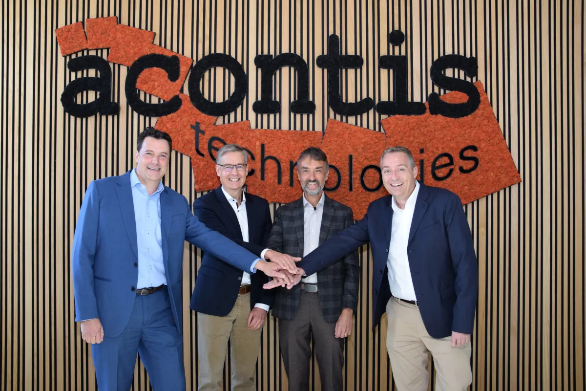 vlnr: Thomas Waggershauser, Christoph Widmann, Stefan Zintgraf, Cyril Eyssautier (© acontis technologies GmbH)