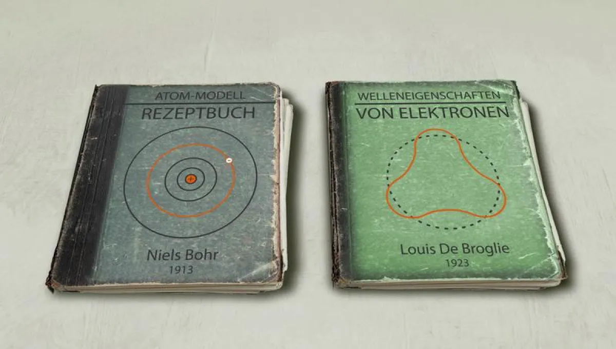 Das Bohr’sche Atommodell ist einfach zu verstehen. Das fachlich angemessenere Wellenmodell des Elektrons unterscheidet sich grundsätzlich von diesem in der Schule dominanten Atommodell. (WWU/Institut