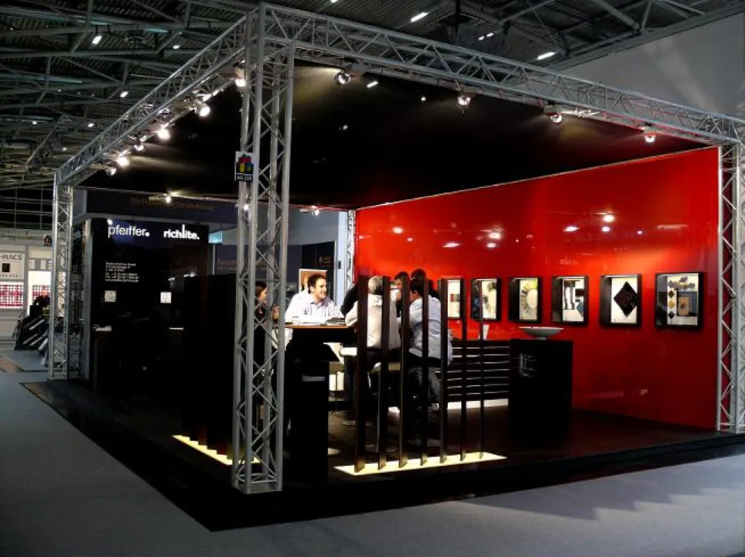 Der PFEIFFER Messestand auf der BAU Messe 2013 in München.
