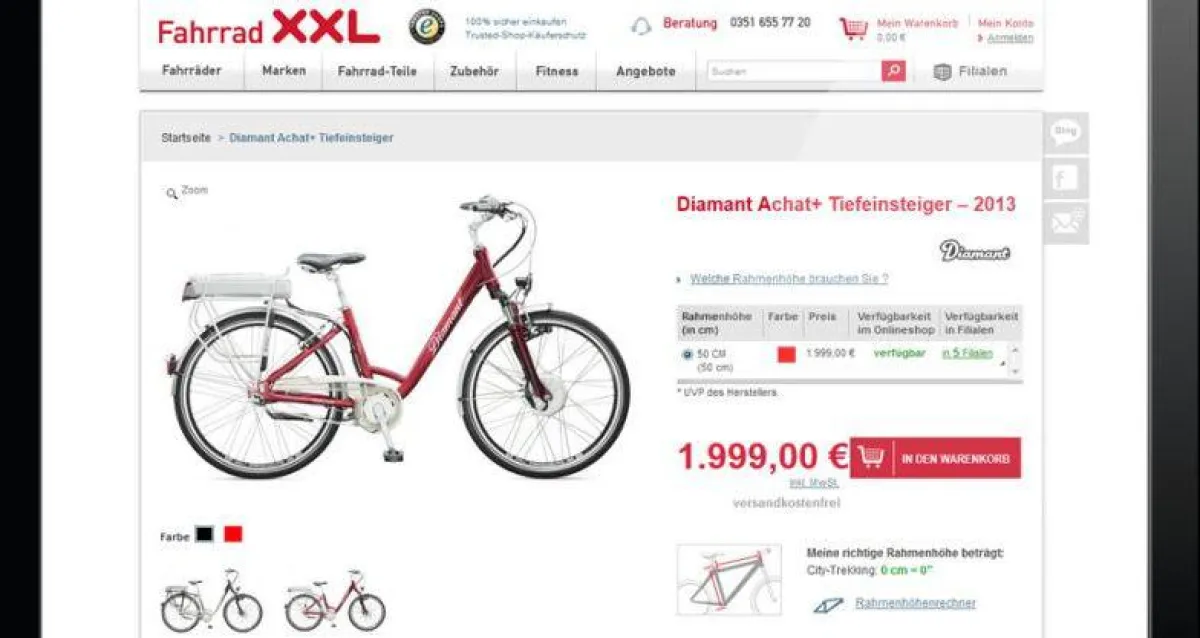 dotSource setzte den Relaunch der Online-Plattform fahrrad-xxl.de um