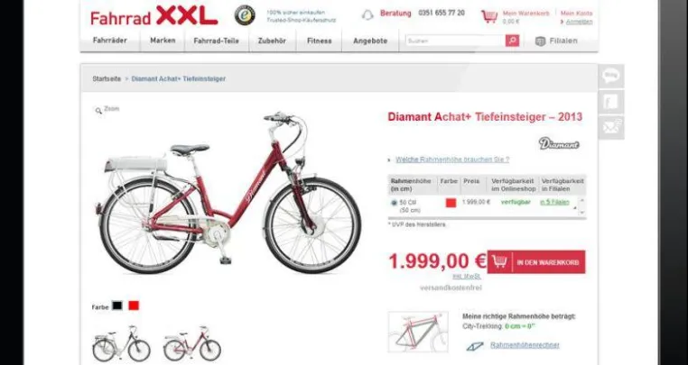 dotSource realisiert Relaunch für Fahrrad-XXL.de Bild: dotSource realisiert Relaunch für Fahrrad-XXL.de