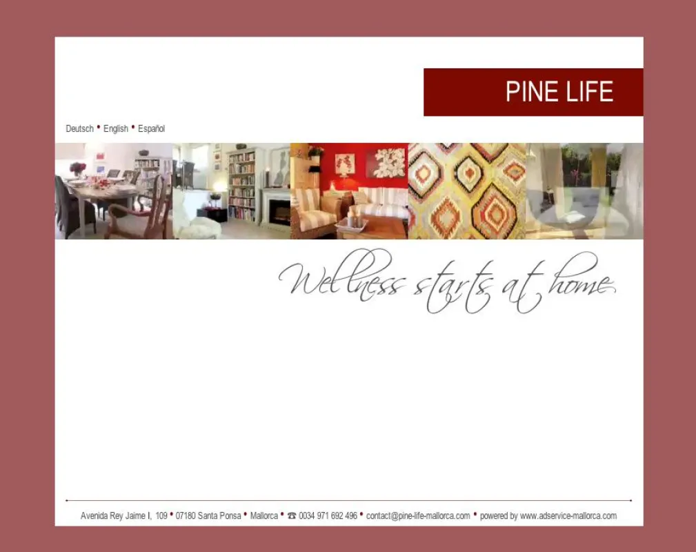 Neuer Webauftritt der Einrichtungsfirma PINE LIFE Mallorca