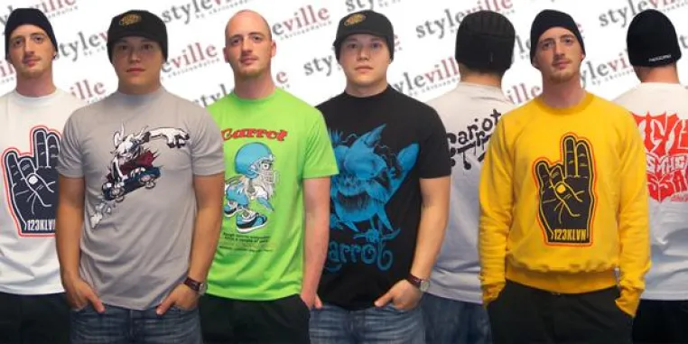 T-Shirts & Co. von Carrot, der ersten Streetwear Brand aus Serbien neu im styleville Shop Bild: T-Shirts & Co. von Carrot, der ersten Streetwear Brand aus Serbien neu im styleville Shop