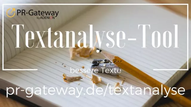 Texte prüfen und optimieren mit dem Textanalyse-Tool Bild: Texte prüfen und optimieren mit dem Textanalyse-Tool