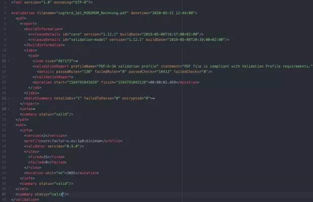 Bild: Open-Source e-Rechnungs-Validierer "ZUV" erscheint für ZUGFeRD 2.1