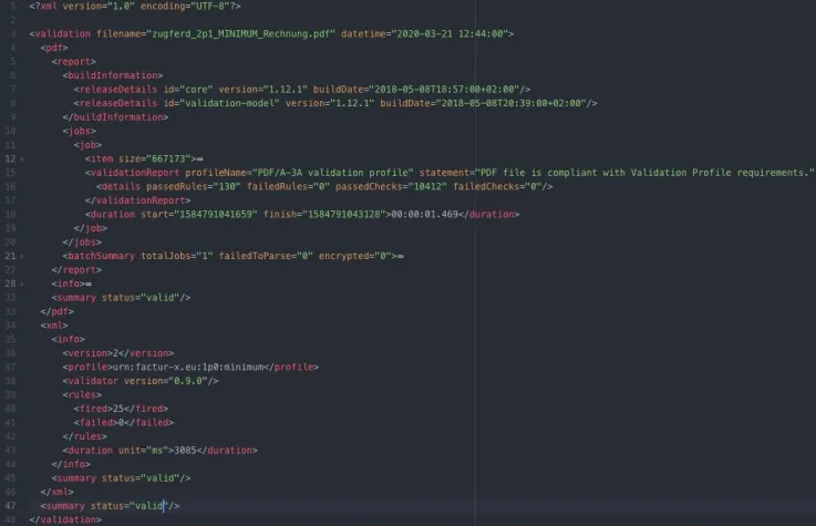 Bild: Open-Source e-Rechnungs-Validierer "ZUV" erscheint für ZUGFeRD 2.1