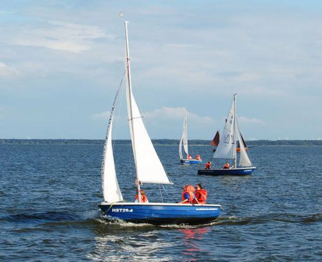Segeln auf dem Saaler Bodden