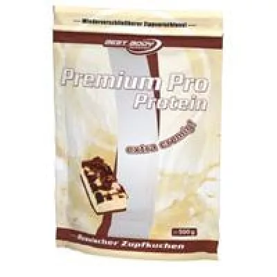 Bild: Best Body Nutrition Premium Pro Protein jetzt neu im wiederverschließbaren 500g Zip-Beutel