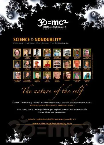 Neue Sprecher-Zusagen · Sprecher-Liste fast komplett · “Sciene and Nonduality” (SAND) Konferenz Europa 2012 Bild: Neue Sprecher-Zusagen · Sprecher-Liste fast komplett · “Sciene and Nonduality” (SAND) Konferenz Europa 2012