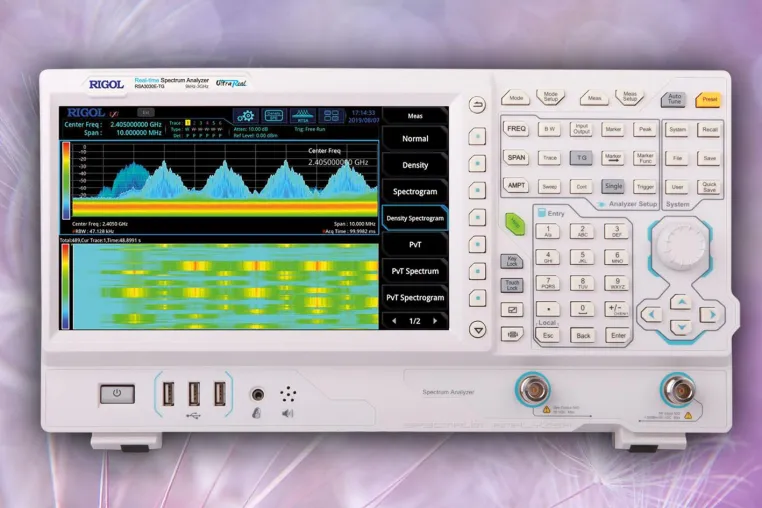 Bild: Rigol RSA3000E-Serie - Lowcost Echtzeit-Spektrum-Analysatoren mit UltraReal-Technologie