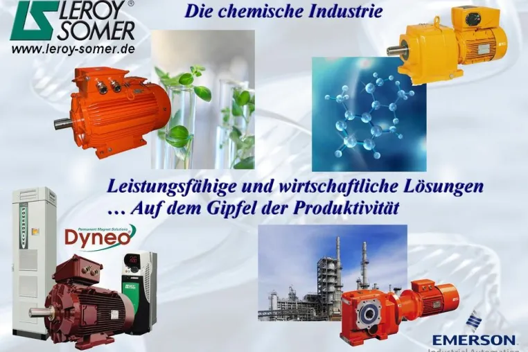 Bild: Die chemische Industrie - Leistungsfähige und wirtschafliche Lösungen... auf dem Gipfel der Produktivität